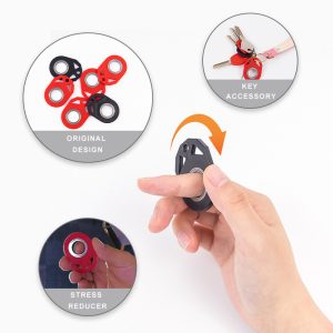 Porte-clés spinner avec décapsuleur