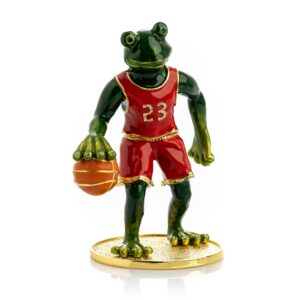 Boîte à bijoux Grenouille basketteuse