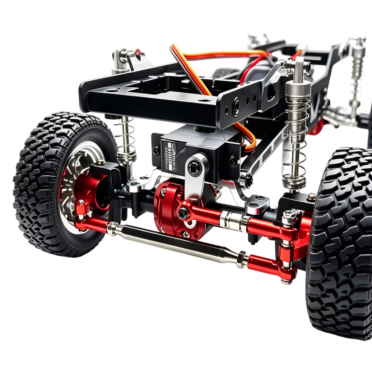 Ponts RC en métal et arbre de transmission 4 mm — MN99s V2, MN82S, MN78, MN300 et MN212 – Image 4